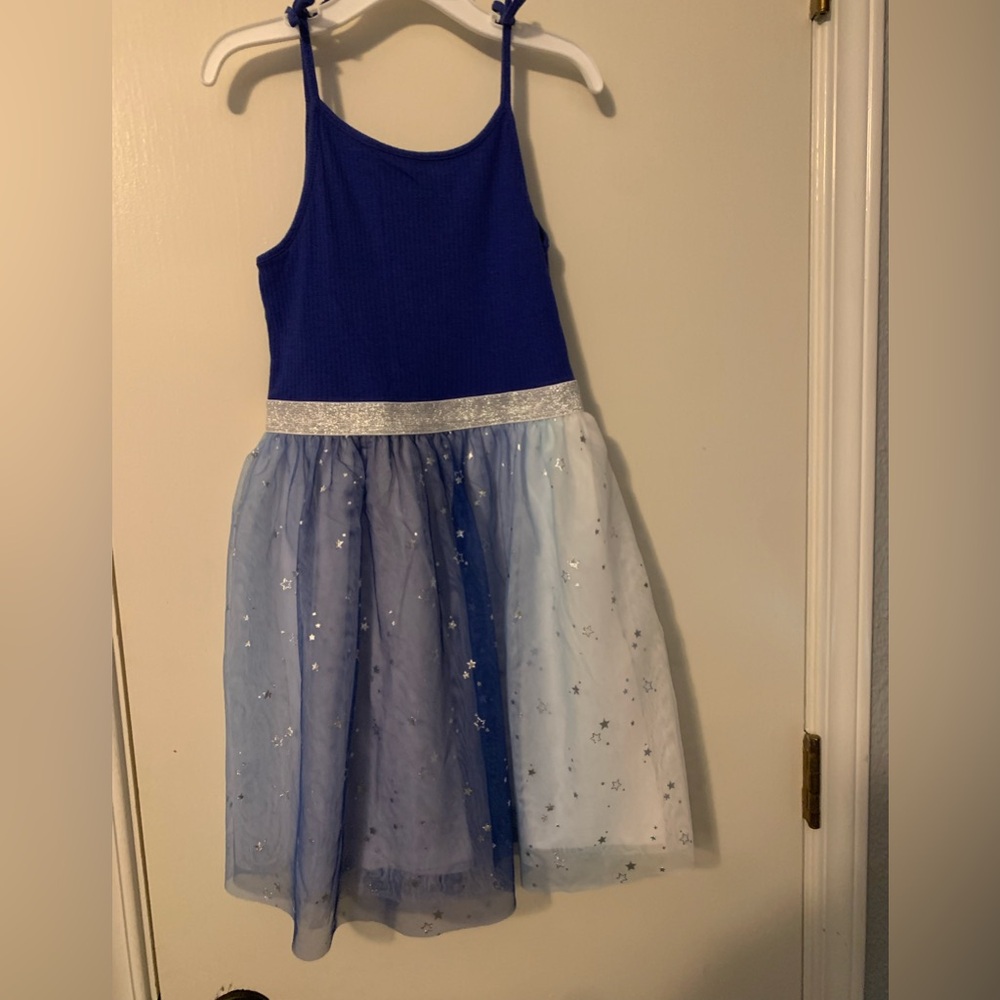 jumping beans Royal Blue Ribbed Tank Top - Girls 6X